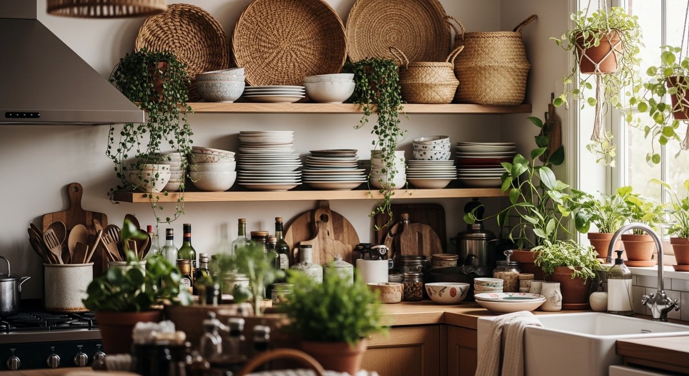 15 Quick Boho Kitchen Decor On A Budget That Impress