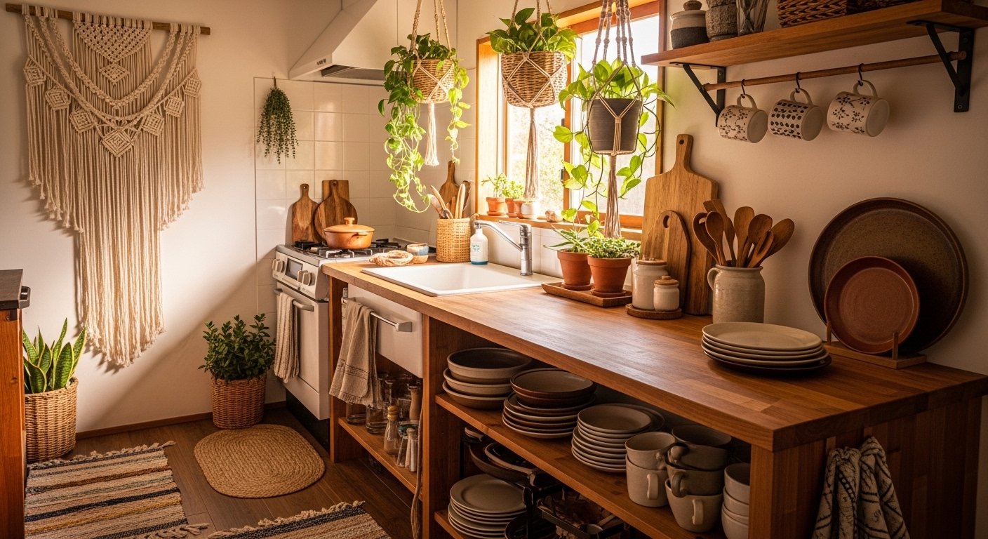 20 Top Boho Kitchen Decor Aesthetic for Small Spaces