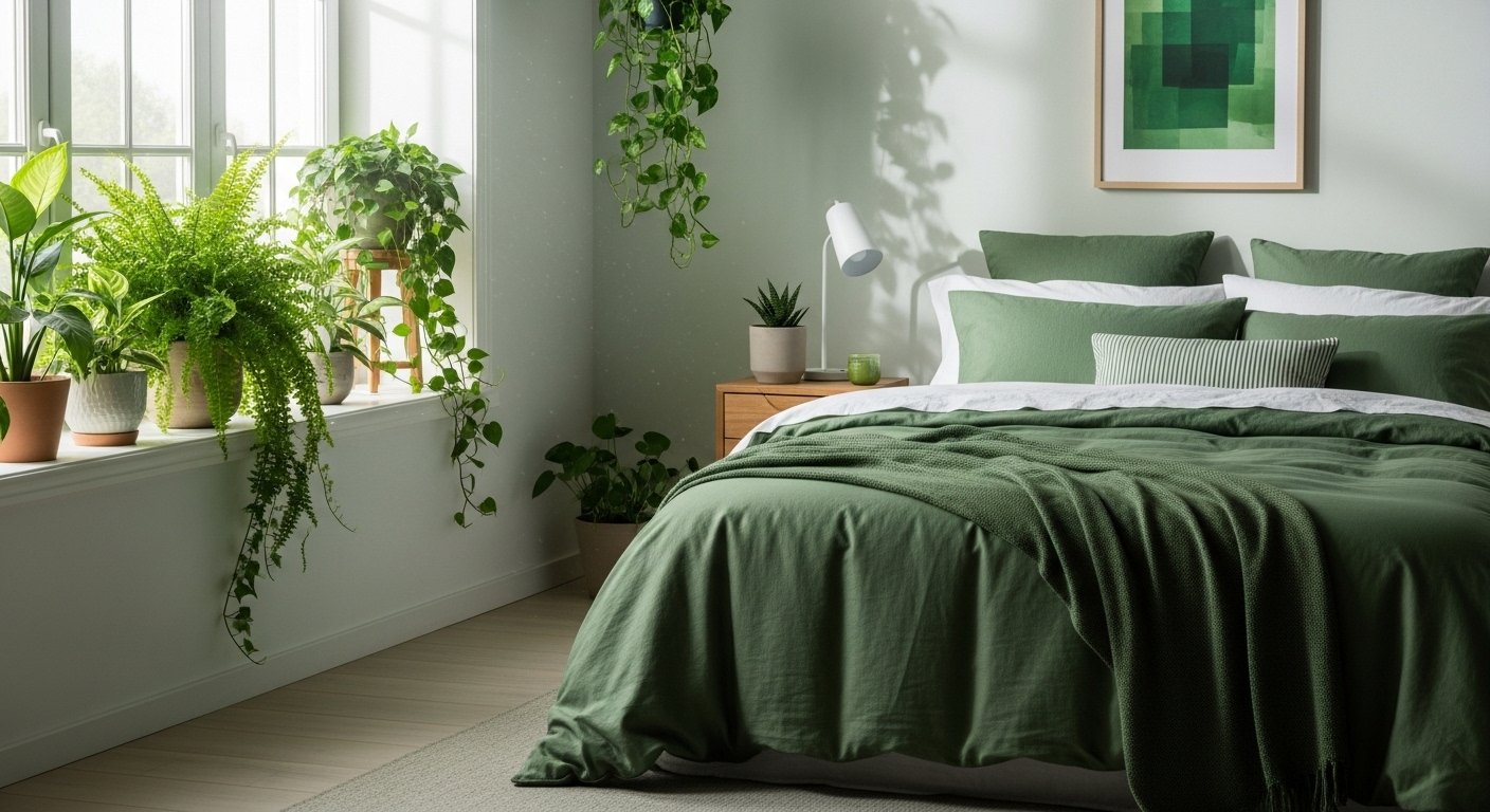 20 Easy Green Home Decor Bedroom You Will Love