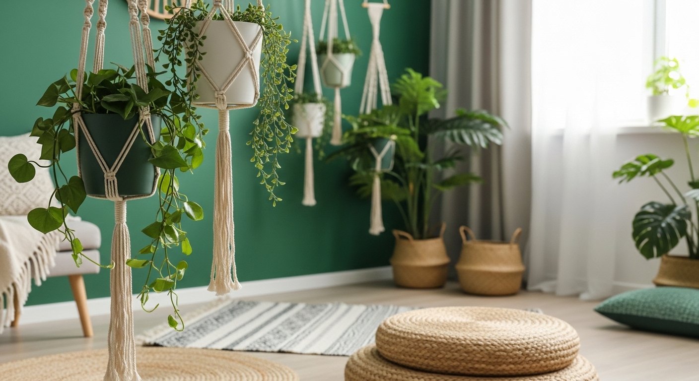 10 Fun Green Home Decor Boho to Try Now