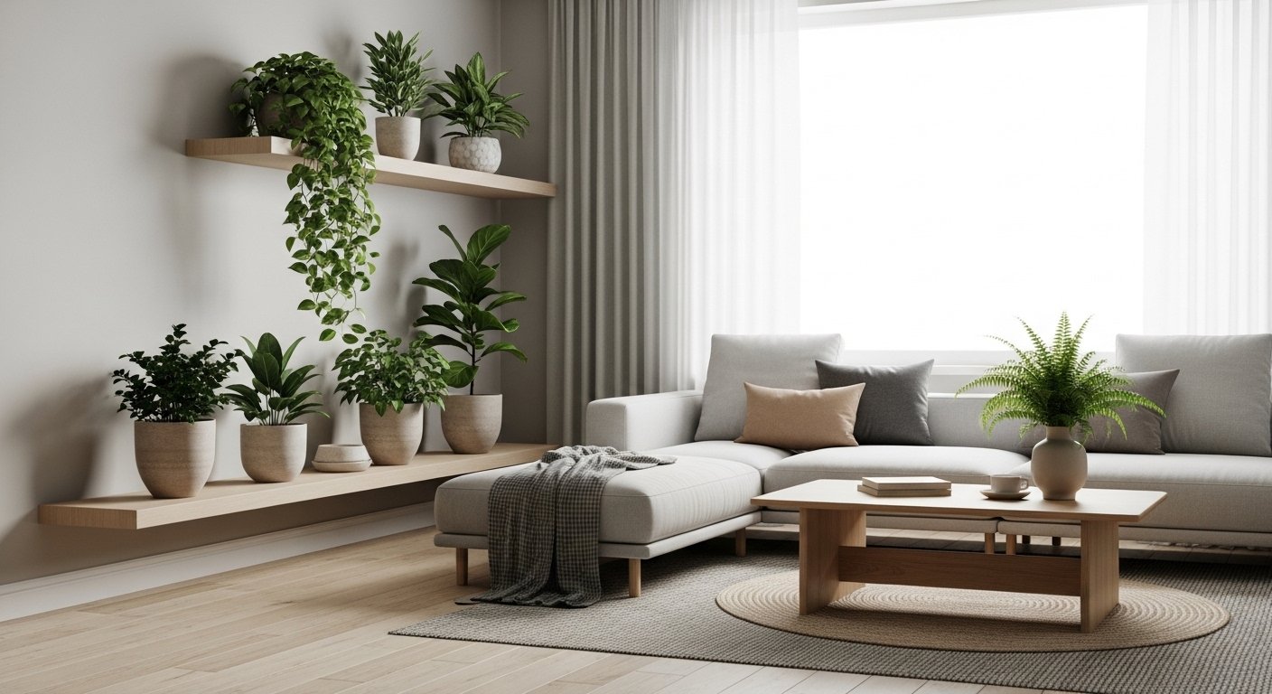 12 Easy Living Room Decor Modern With Plants