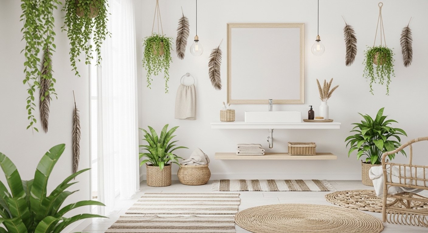 10 Quick Modern Bathroom Decor Boho for Renters