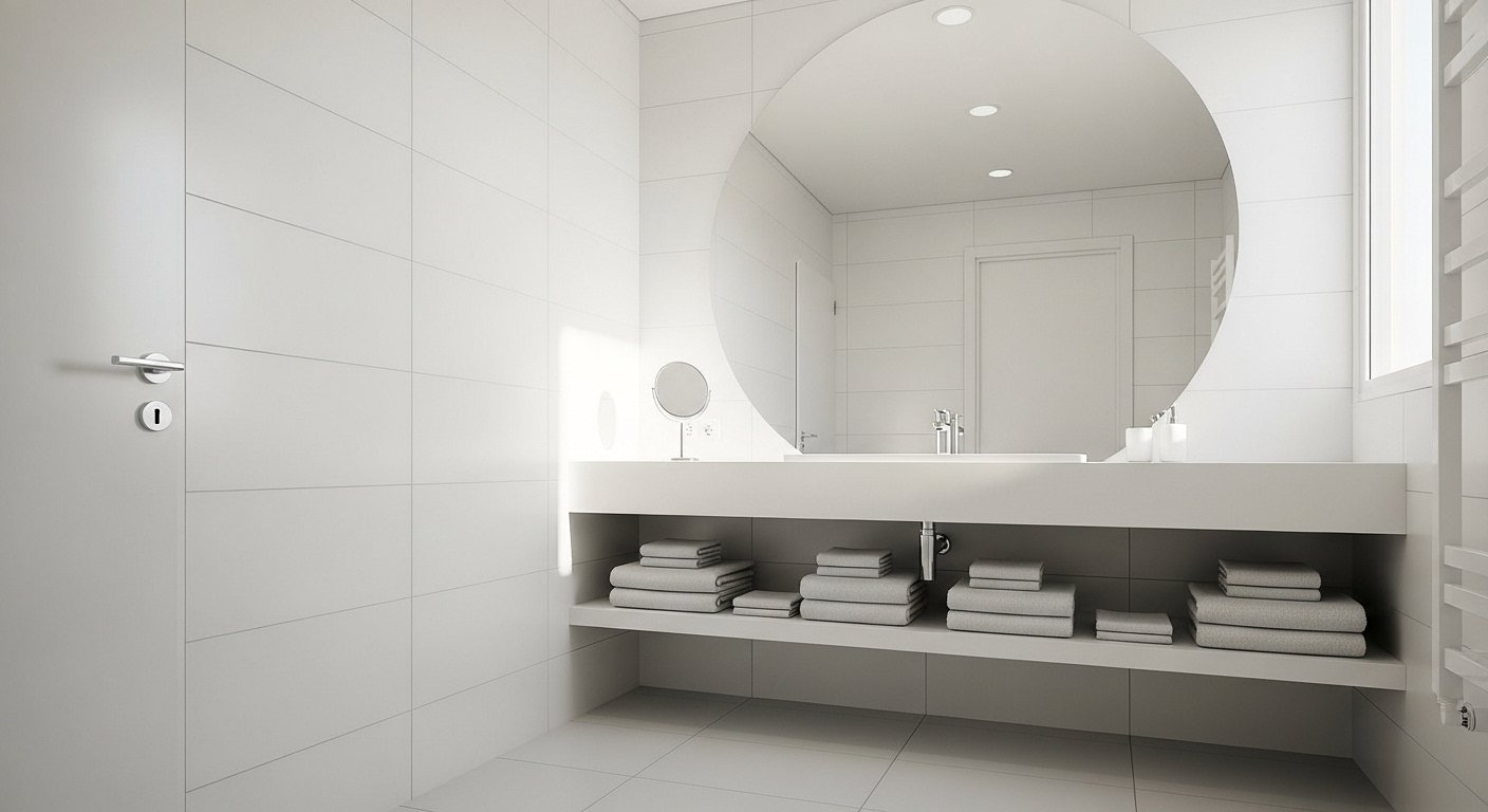 25 Easy Apartment Bathroom Decor Modern for Small Spaces