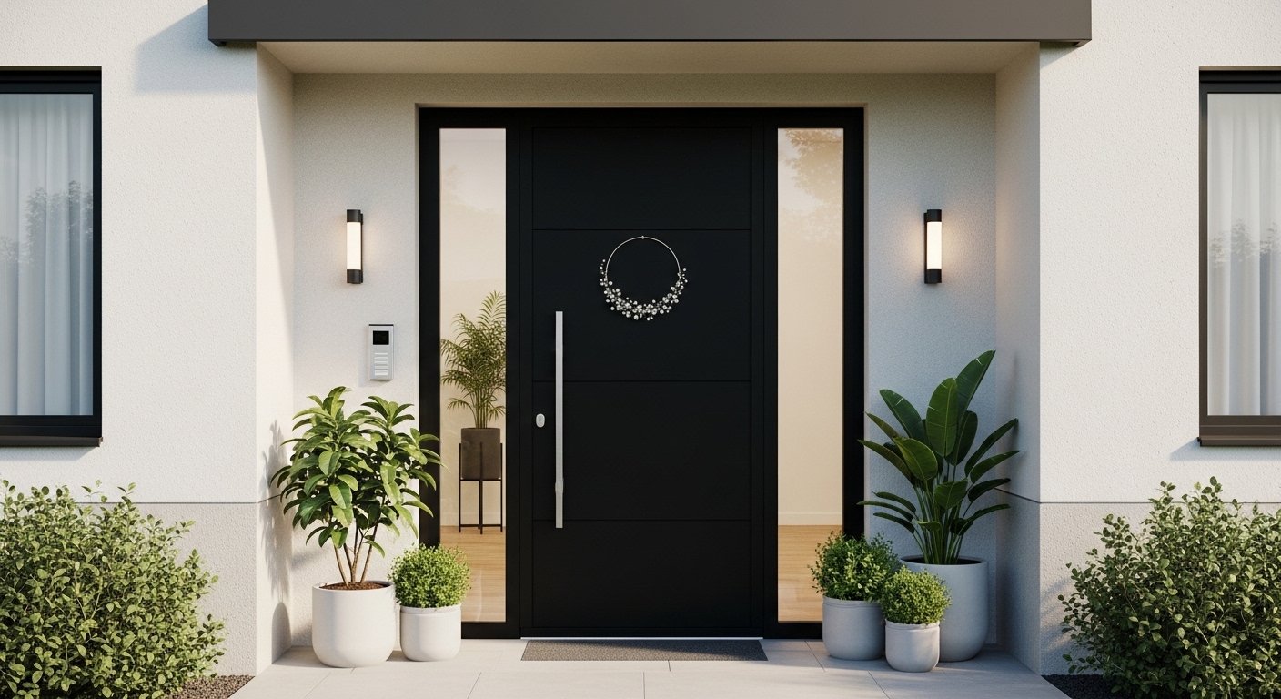 15 Top Apartment Door Decor Entrance Modern That Impress