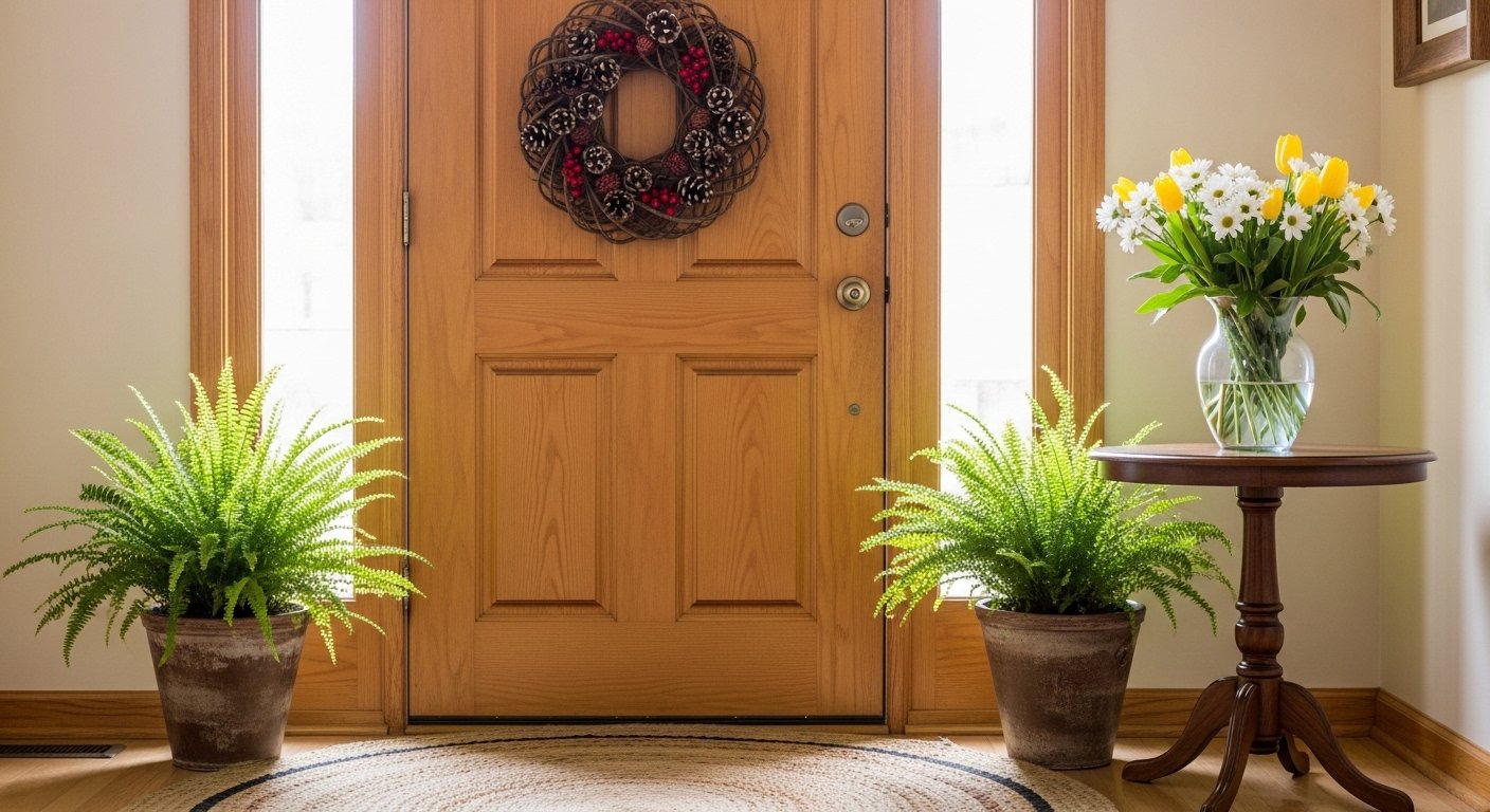 25 Easy Apartment Front Door Decor Aesthetic for Any Home
