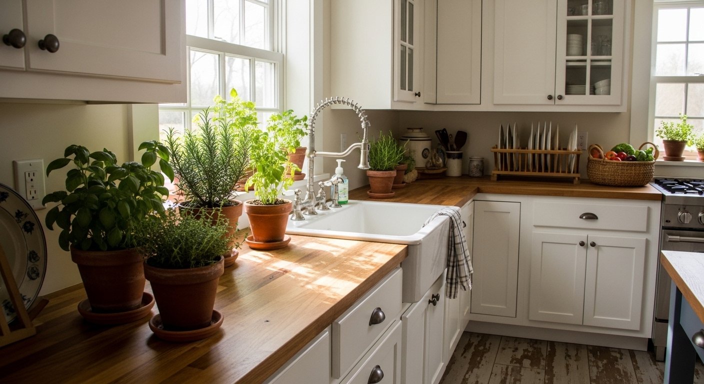 12 Easy Farmhouse Kitchen Decor Aesthetic for Small Spaces